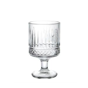 <b>Retro</b> Ins Style Goblet Vertical Pattern Embossed Household Juice Drink Whisky <b>Glass</b> and Ice Cream Cup - Product Image 2