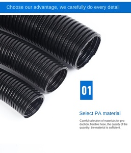 Conducto de protección de cables manguera de polietileno tubo de plástico conducto flexible manguera flexible PA66 - Product Image 4