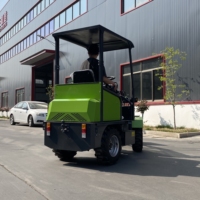 TIANTONG 500kg Elektrischer Allradlader Mini Knickgelenkter Hoflader mit Lithium-Batterie Bestes Angebot