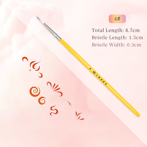 Pinceau doux pour le maquillage du <span class=keywords><strong>visage</strong></span> des enfants, stylo de <span class=keywords><strong>dessin</strong></span> coloré professionnel avec certification CE - Product Image 6