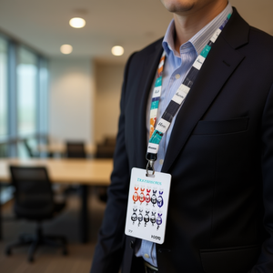 Laccetto Personalizzato ILAN 45Cm con Clip per Carta d'Identità e Accessori - Product Image 2