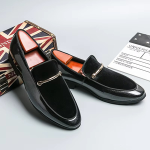 Chaussures de mariage Oxford haut de gamme pour hommes, en cuir véritable italien, imperméables, à bout fermé, antidérapantes, faites à la main - Product Image 2