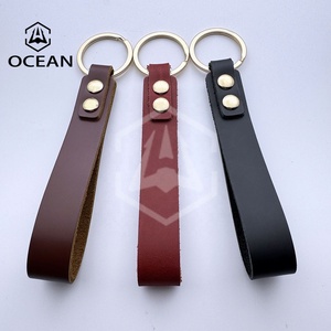 سلسلة مفاتيح جلدية مخصصة بتصميم شخصي وطباعة بالأشعة فوق البنفسجية، شكل بيضاوي عالي الجودة، حجم ولون مخصص - Product Image 6