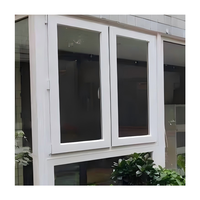 Ventana Abatible de PVC con Diseño Moderno, Calificada por Energy Star, Tecnología de Mantenimiento para Hoteles Costeros, Villas, Baños y Entradas
