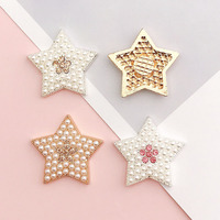 Pendentifs Cœur en Métal à Strass pour Chaussures Holey Beach et Adaptateurs de Chaîne pour Bouchons Anti-Poussière de Téléphone