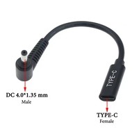 USB 3.1 Typ C Buchse auf 4.0*1.35 5.5*2.5 4.5*3.0 4.0*1.7mm Stecker DC-Stecker PD-Ladeadapter Verbindungskabel