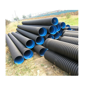 Diamètre 6 pouces 300mm 500mm 600mm 800mm 1500mm Tuyau de drainage ondulé à double paroi en PEHD pour le drainage et les eaux usées - Product Image 2