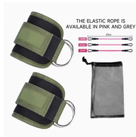 Sangles de cheville unisexe en nylon et coton respirant à fermeture par enfouissement pour la gym à domicile, le fitness, l'exercice et le soulagement des douleurs à la cheville – Meilleures ventes