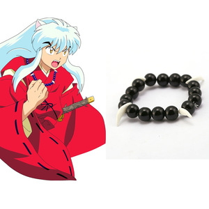 Nuovo braccialetto di gioielli di moda Anime Inuyasha braccialetti di perline di cane all'ingrosso perline gioiello delle quattro Anime braccialetto delle donne - Product Image 2