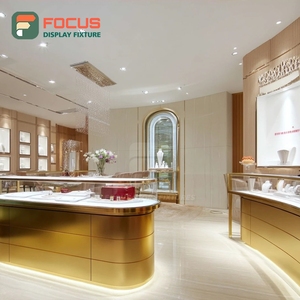 High Visibility Jewelry Retail Display System Polished Surface Jewelry Shop Display Counter - Product Image 2