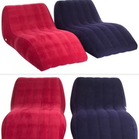 Canapé gonflable moderne en PVC pliable et peu encombrant pour salon, idéal pour appartements et hôtels – Offre Spéciale