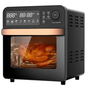 ningbo factory 12L 15L 18L oven electric deep fryer digital air fryer stainless steel steam air fryer wifi without oil