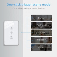 Application Smart Life pour commutateur de scène Tuya Zigbee US Standard 3 Gang 120/118 Max. Commutateur de courant 10A