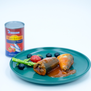 OEM 155g Directement d'usine Maquereau en conserve avec chili à nageoires aromatisé Meilleurs prix pour la variété de maquereaux - Product Image 4