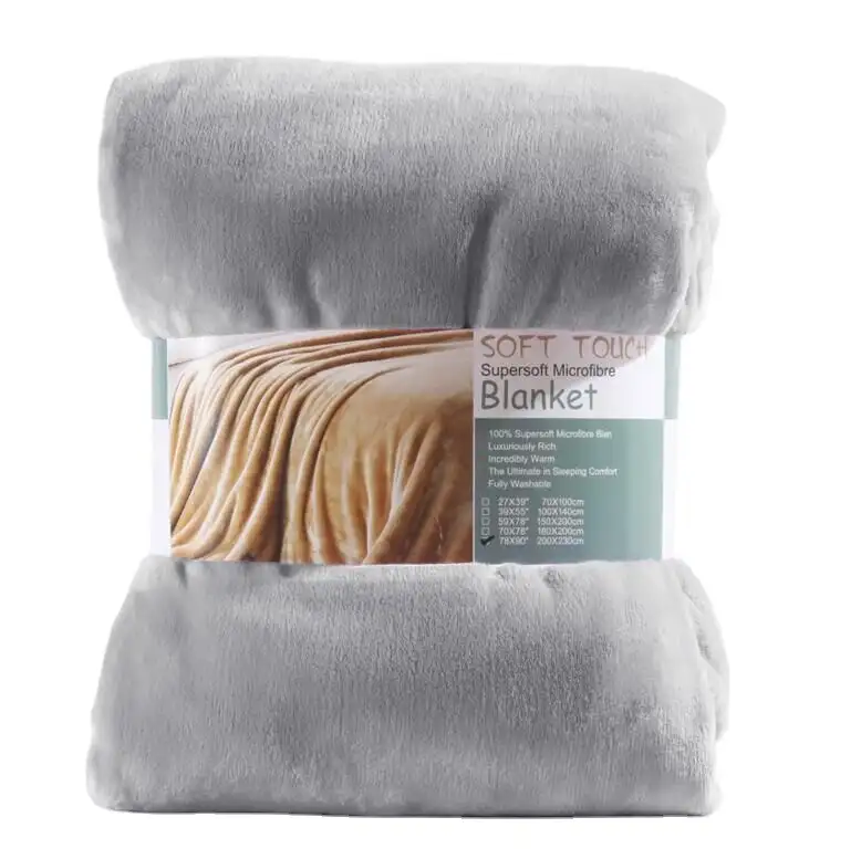 100% Polyester Minky Blanket Plush Super Soft Wholesale Korean Mink Blankets