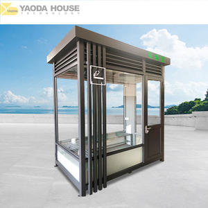 Cabine préfabriquée de billet de kiosque de sécurité de cadre en acier extérieur de 2024 pour la <span class=keywords><strong>France</strong></span> - Product Image 5