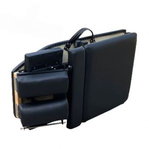 Échantillon gratuit, prix direct usine, table de massage professionnelle noire universelle, sac de transport avec une poche. - Product Image 3