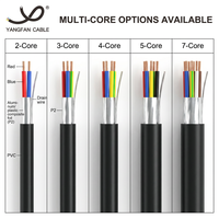 Cable de Control Blindado EMI Cu/PVC/PVC/S, Cable de Señal Industrial con Aislamiento de PVC y Cinta de Cobre 450/750V