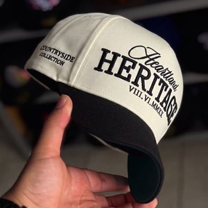 Custom Hats Embroidery A-Frame Shadow Cap Side Embroidered Factory Price Two Tone Brim Unisex Men Retro Baseball Hat