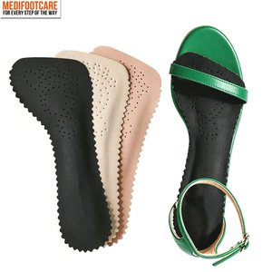 Semelles adhésives pour talons hauts femme, coussinets 3/4 pour talons hauts, antidérapantes, invisibles, fines, en cuir PU, soulageant la douleur - Product Image 5