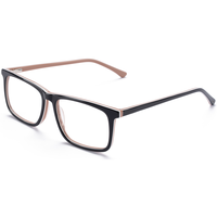 Elan Optical RD26120 Monture de lunettes rectangulaire classique la plus vendue, monture intégrale unisexe en acétate, lunettes optiques écologiques