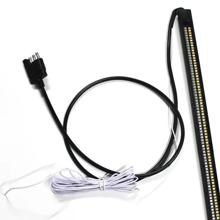 Achterpoort Licht Auto Truck Achterlicht Strip Water Sequentieel 12V Ip68 Led Achterklep Licht 5-Way Running Flex 2 Rij 2 Jaar 2835