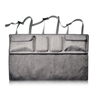 Organisateur de siège arrière de voiture imperméable en Oxford, sac de rangement multi-poches avec support pour tablette pour les voyages en famille, les voyages routiers, les enfants