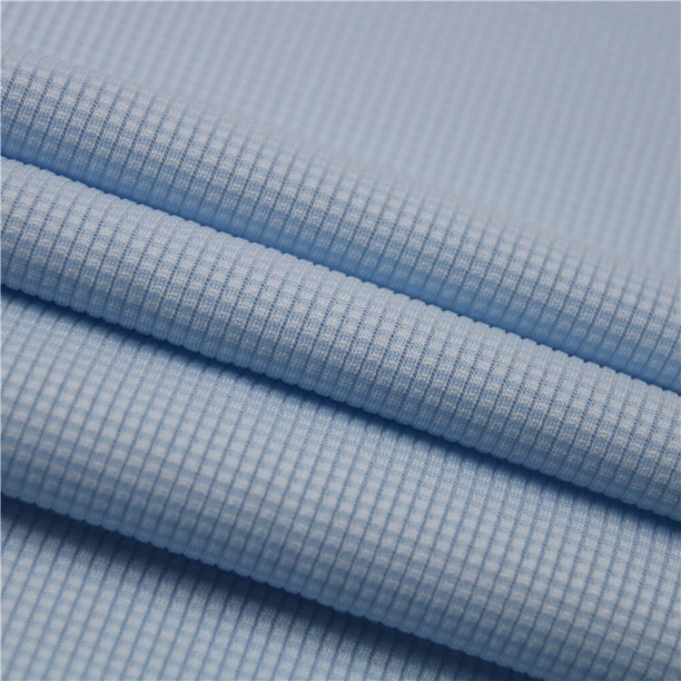 Weft Knitted Regenerated Yarn Gauze Sports T-shirt Quick-drying Jersey Fabric Recyclable 100% Polyester Make-To-Order