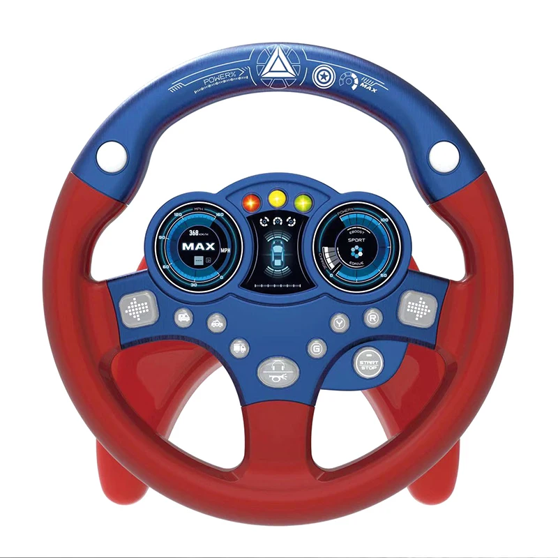 Экологичная профессиональная хорошо продаваемая безопасная детская игрушка-руль с имитацией музыки