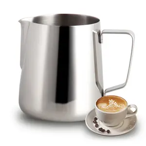 Steaming & Frothing Milk Pitcher Classic Stainless Steel