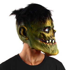 Máscara de <span class=keywords><strong>Frankenstein</strong></span> para Halloween, Fiesta de Terror, Cosplay, Accesorios de Disfraces, Máscara de Terror de Látex Verde Realista, Máscara de Sonrisa Espeluznante - Product Image 5