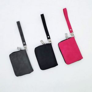 Customized Embroidered PU <b>Leather</b> Fashionable Handmade Coin Purse Wallet Blank 3*4inch Coin <b>Key</b> <b>Chain</b> for Kids - Product Image 4