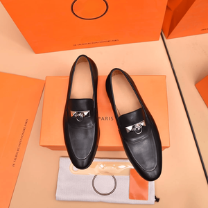 Full-grain Upper Cowhide Oxford Shoes Foamed Rubber/Latex Midsole Rubber Outsole & Fabric Lining All Seasons - Product Image 2