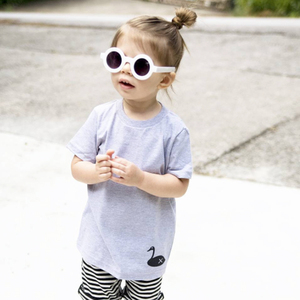 Kids Eyewear Custom Logo卸売Children Sun Glasses Brand Designer Boys Girls Polarized Fashion Baby Sunglasses