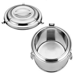 Olla aislada de acero inoxidable DB 2X 30L con tapa de vidrio y doble ASA Contenedor de bebidas frías y calientes de alta calidad - Product Image 6