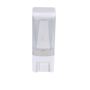 Juego <span class=keywords><strong>de</strong></span> baño manual <span class=keywords><strong>elegante</strong></span> para hotel, <span class=keywords><strong>dispensador</strong></span> <span class=keywords><strong>de</strong></span> champú y jabón líquido <span class=keywords><strong>de</strong></span> plástico montado en la pared simple y doble - Product Image 2