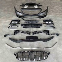 Kit carrosserie C63 de haute qualité pour Mercedes Benz W205 modifié en C63 AMG 2019 avec pare-chocs et calandre, kit carrosserie W205 C63