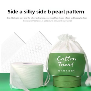 Serviettes en coton doux jetables en gros de haute qualité en gros rouleaux, adaptées à un usage familial, offrant une texture douce et moelleuse. - Product Image 3