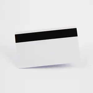 Access Control ID Blank white RFID NFC card with Hi-co magnetic stripe