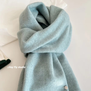 Sciarpa lunga e scialle con motivo stampato in maglia di Pashmina Versatile in lana calda invernale da <span class=keywords><strong>25</strong></span> nuovi - Product Image 1