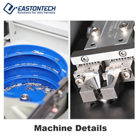 Machine à sertir automatique pour cosses tubulaires non isolées 4 mm² EW-5470, machine à sertir les bornes tubulaires rondes pour câbles