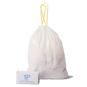 Bolsas de Basura con Cordón, Más Vendidas, de 8-13-20-30 Galones, Reciclables, de PE, Tamaños Personalizados para Pañales y <span class=keywords><strong>Tampones</strong></span>, Éxito en el Mercado de EE. UU./UE - Product Image 3