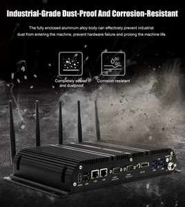 <span class=keywords><strong>Mini</strong></span> <span class=keywords><strong>PC</strong></span> industriel sans ventilateur Intel Core i7-8560u, double LAN, 6 ports COM pour PLC, CNC, ordinateur d'automatisation industrielle - Product Image 6