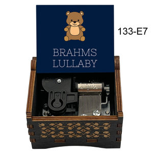 Boîte à musique en bois <span class=keywords><strong>Berceuse</strong></span> <span class=keywords><strong>de</strong></span> <span class=keywords><strong>Brahms</strong></span>, mélodie <span class=keywords><strong>de</strong></span> <span class=keywords><strong>berceuse</strong></span> pour bébés garçons et filles, cadeaux d'anniversaire, décorations pour la maison - Product Image 3