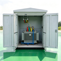 Poste de transformateur compact préfabriqué industriel 11kV 12kV 200kVA~1250kVA intérieur/extérieur certifié IEC/GB approuvé CE