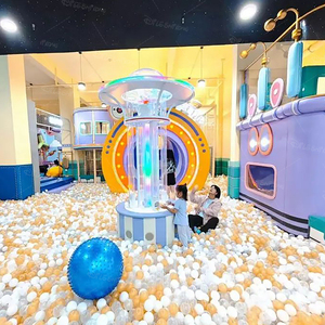 Machine à balles automatique, lanceur de bulles à grande vitesse avec lumières LED pour une utilisation commerciale en intérieur, grande capacité, aires de <span class=keywords><strong>jeux</strong></span> pour enfants - Product Image 6