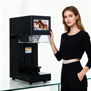 آلة ختم العلب الأوتوماتيكية بالكامل بشاشة تعمل باللمس، سهلة التشغيل، صغيرة الحجم، مناسبة لمحلات الشاي بالحليب ومحلات المشروبات - Product Image 1