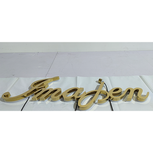 Panneaux d'affichage culturels LED or étanches haute luminosité pour les parcs à thème américains Commandes en gros créatives pour les décorations d'entreprise - Product Image 4