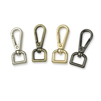 YHD Fashion 2026 Mousqueton pivotant en alliage de zinc avec gâchette, accessoires de sacs, attaches de haute qualité en nickel