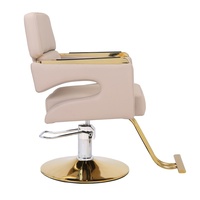 Sillón de Peluquería Moderno con Elevación para Corte de Cabello, Silla de Salón de Belleza Profesional para Mujeres, Silla de Barbería